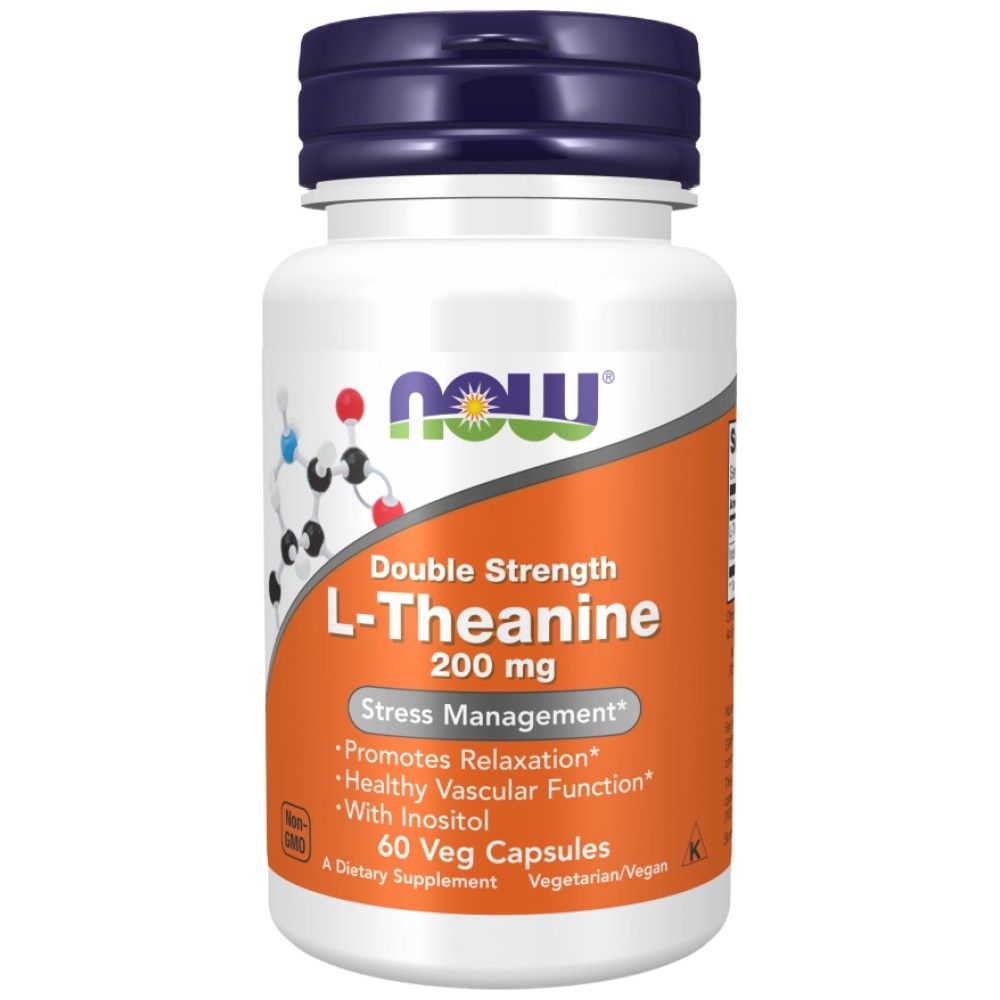 L -theanine 200 mg/διπλή αντοχή - 120 κάψουλες