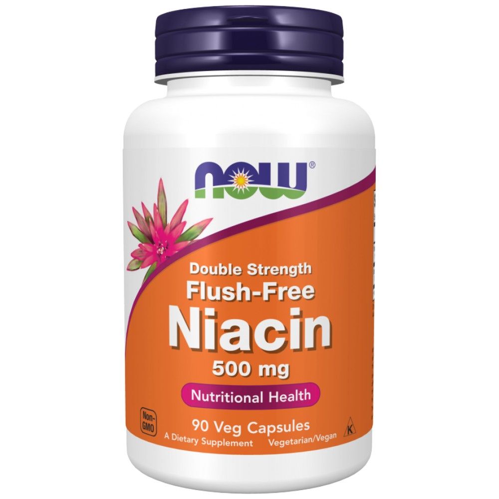 NIACIN 500 mg Διπλή δύναμη - 180 κάψουλες