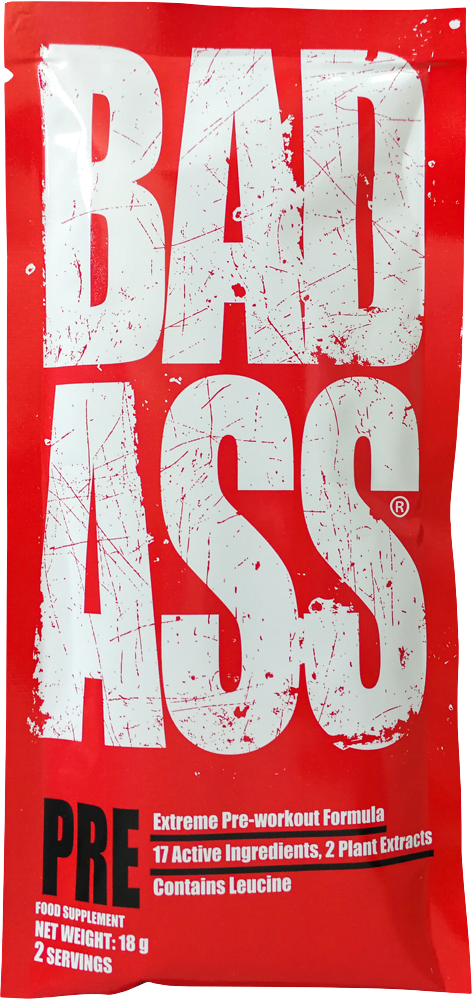 <tc>BAD ASS</tc> /Προπροπονητικό/Δείγμα Φόρμουλας Extreme Pre-Workout - 18 γραμμάρια