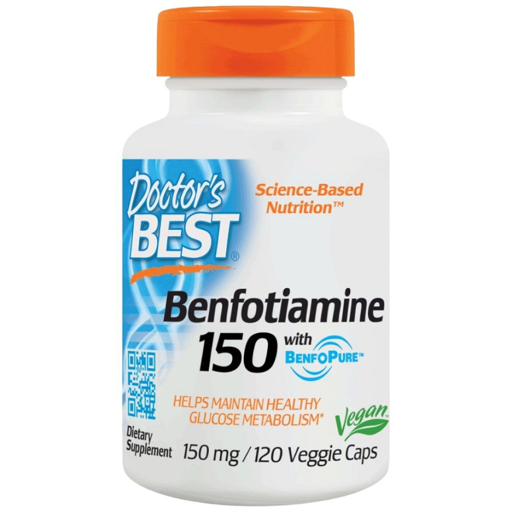 Καλύτερη benfotiamine 150 mg | Benfopure - 120 κάψουλες