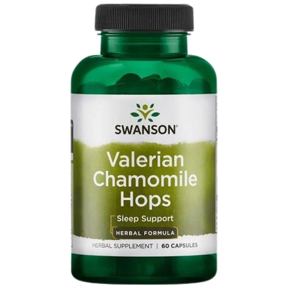 Valerian, Chamomile και Hops 60 κάψουλες