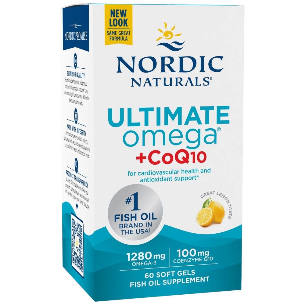 Ultimate Omega 1280 mg + coq10 - 60 κάψουλες πηκτής