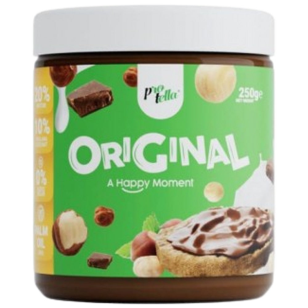 <tc>Protella</tc> Κρέμα Πρωτεΐνης | Original Chocoavellana - 250 γραμμάρια