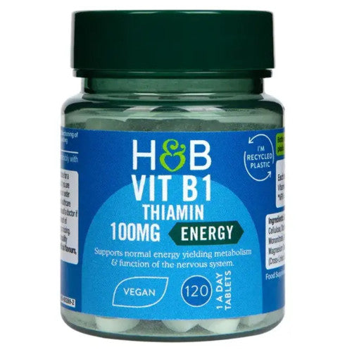Βιταμίνη Β1 (βιταμίνη Β1) 100mg 120 δισκία Holland & Barrett