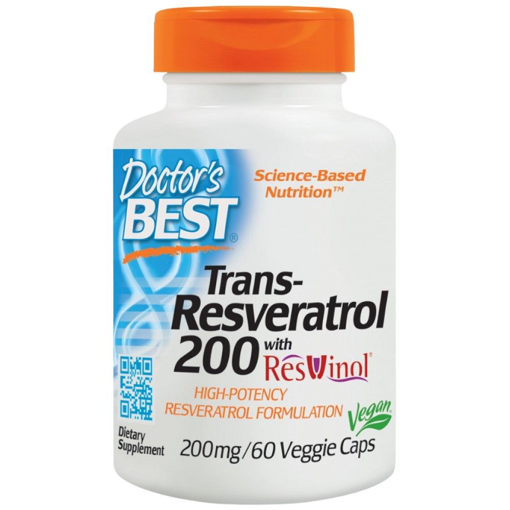 Trans-resveratrol 200 mg | με resvinol -25 - 60 κάψουλες