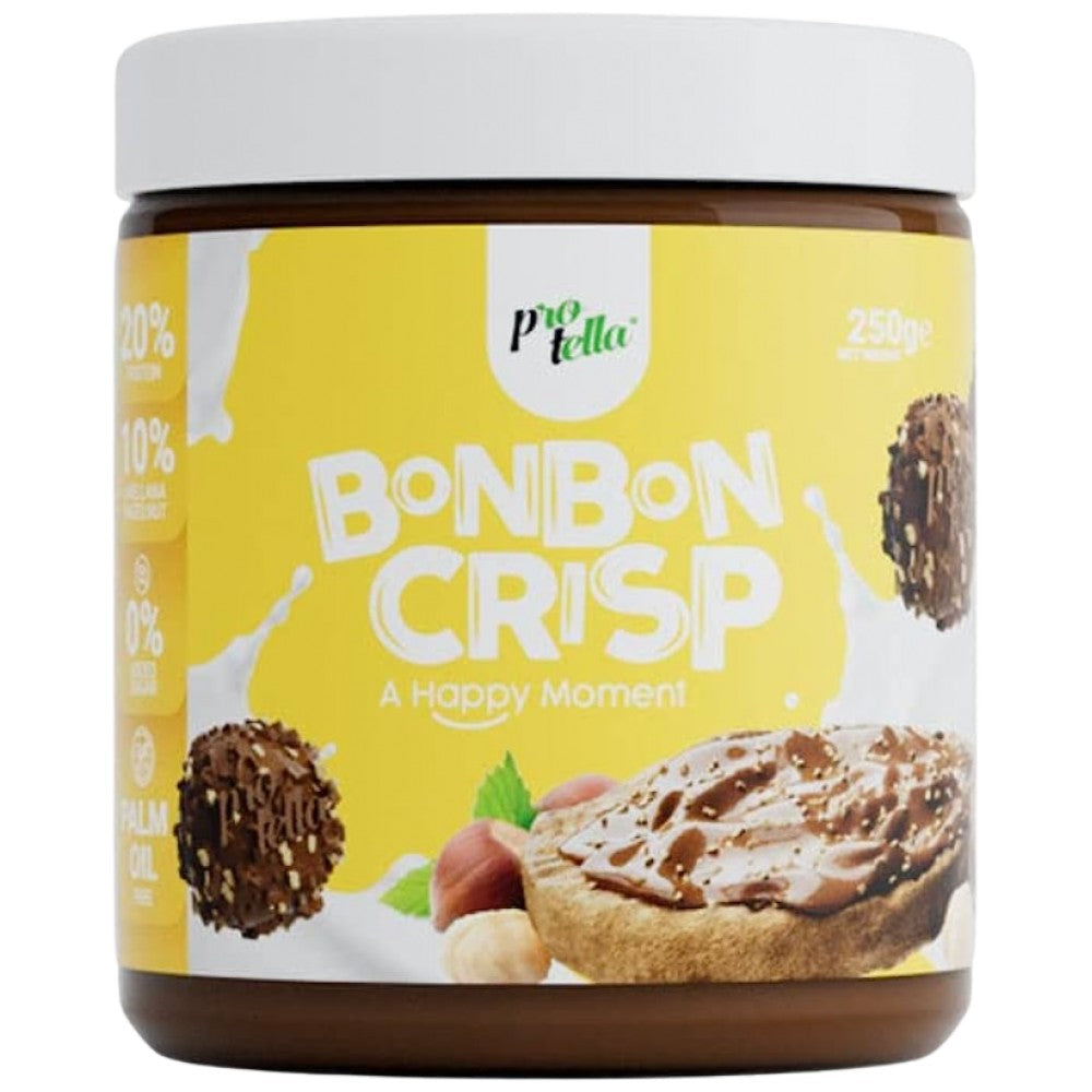 <tc>Protella</tc> Κρέμα Πρωτεΐνης | BonBon Crisp - 250 γραμμάρια