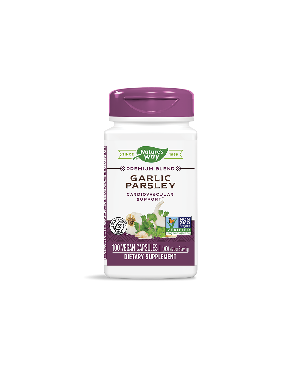 Για μια υγιή καρδιά - Premium Formula με εκχυλίσματα σκόρδου και μαϊντανού, 100 κάψουλες