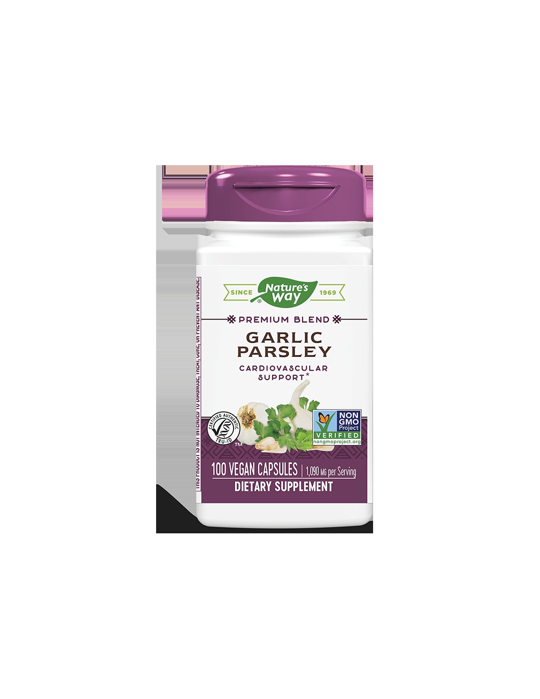Για μια υγιή καρδιά - Premium Formula με εκχυλίσματα σκόρδου και μαϊντανού, 100 κάψουλες