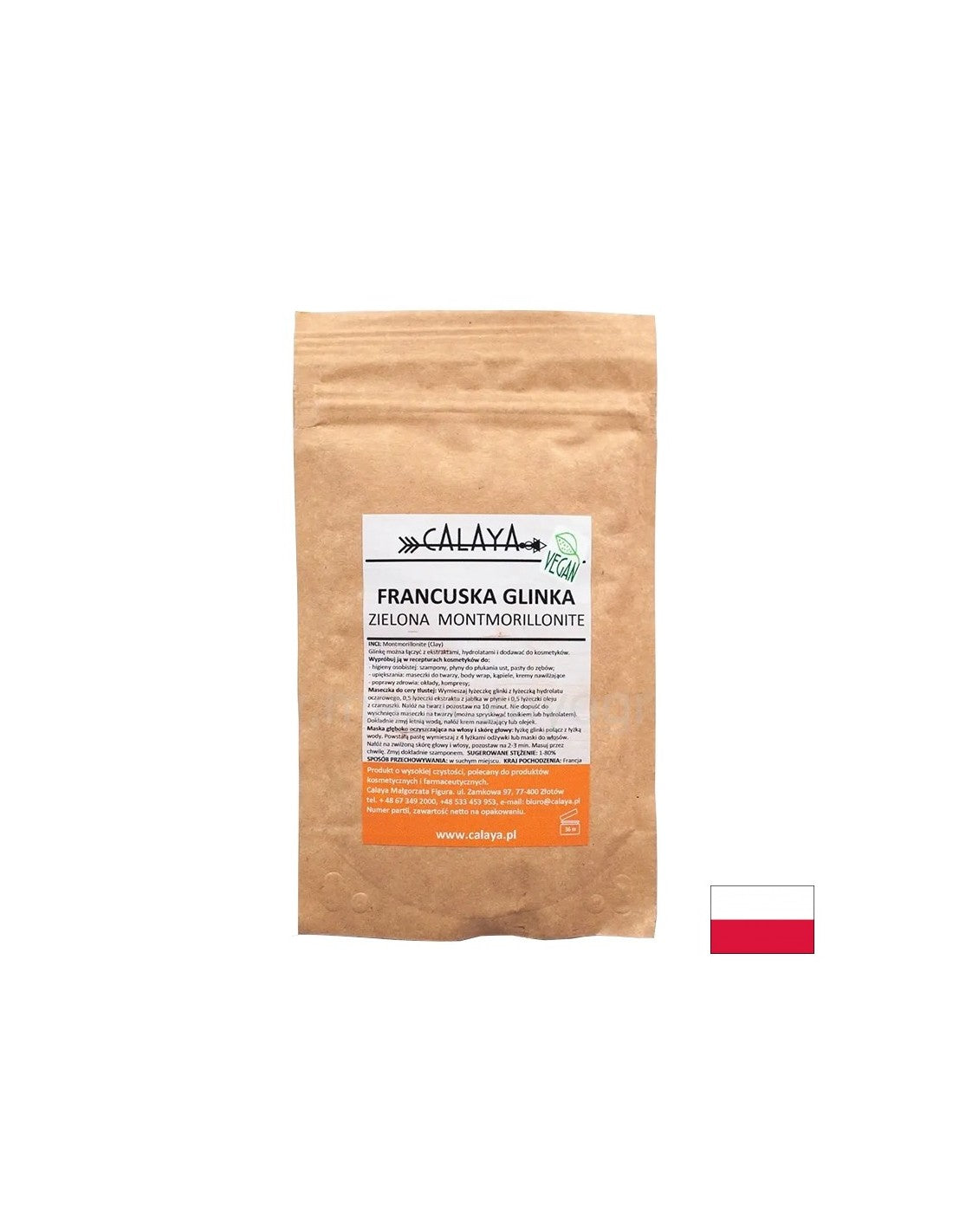 Γαλλικός Montmorillonite Green Clay, 100 g σκόνη