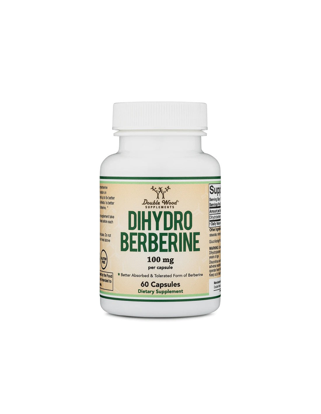 Dihydriberberine - Διαβήτης και υψηλή χοληστερόλη, 100 mg, 60 κάψουλες