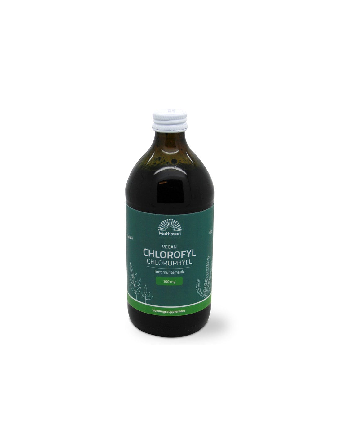 Αποτοξίνωση - χλωροφύλλη, 100 mg x 500 ml, αρωματισμένο με μέντα