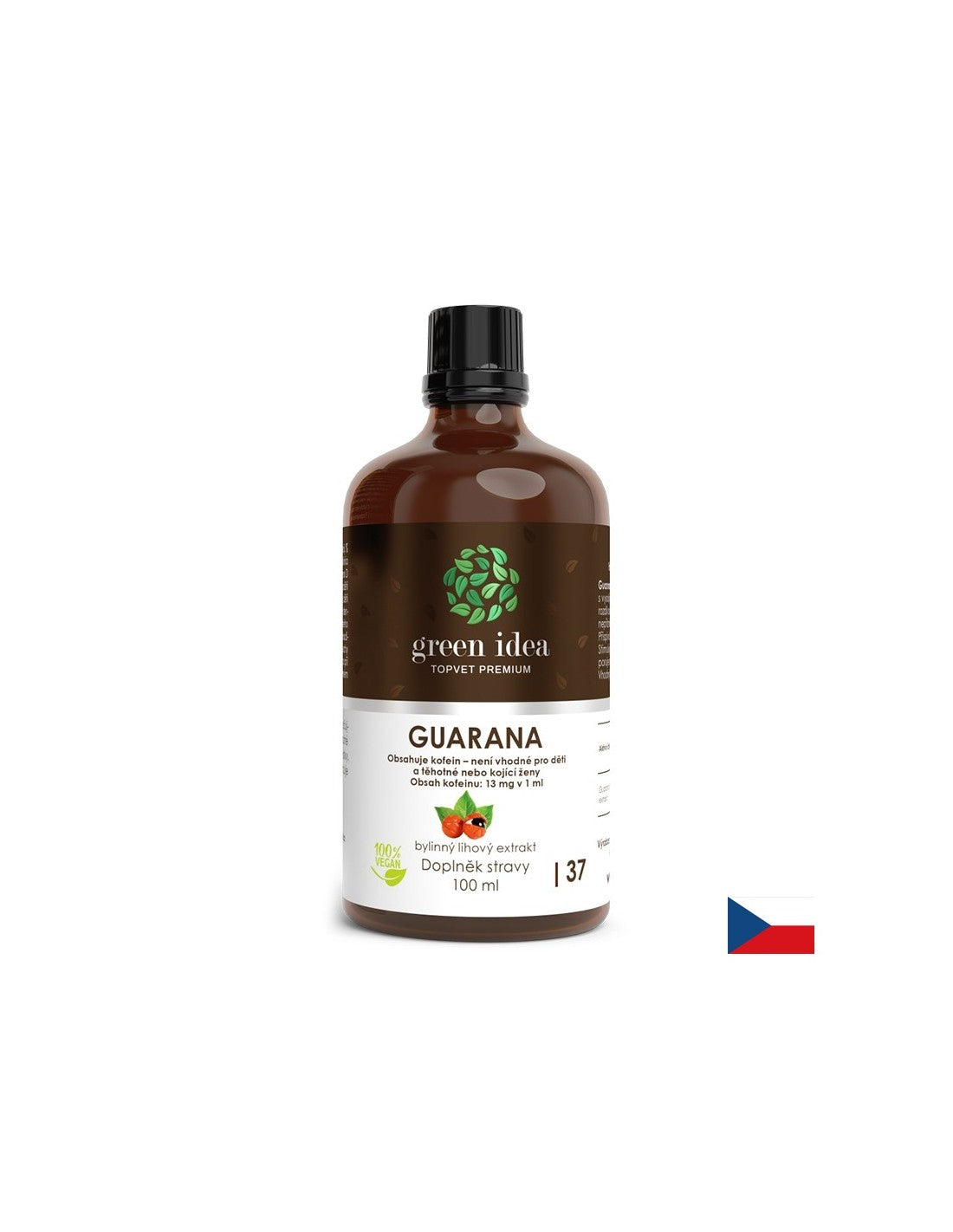 Για απώλεια βάρους και ενέργεια - Guarana, 100 ml βάμμα