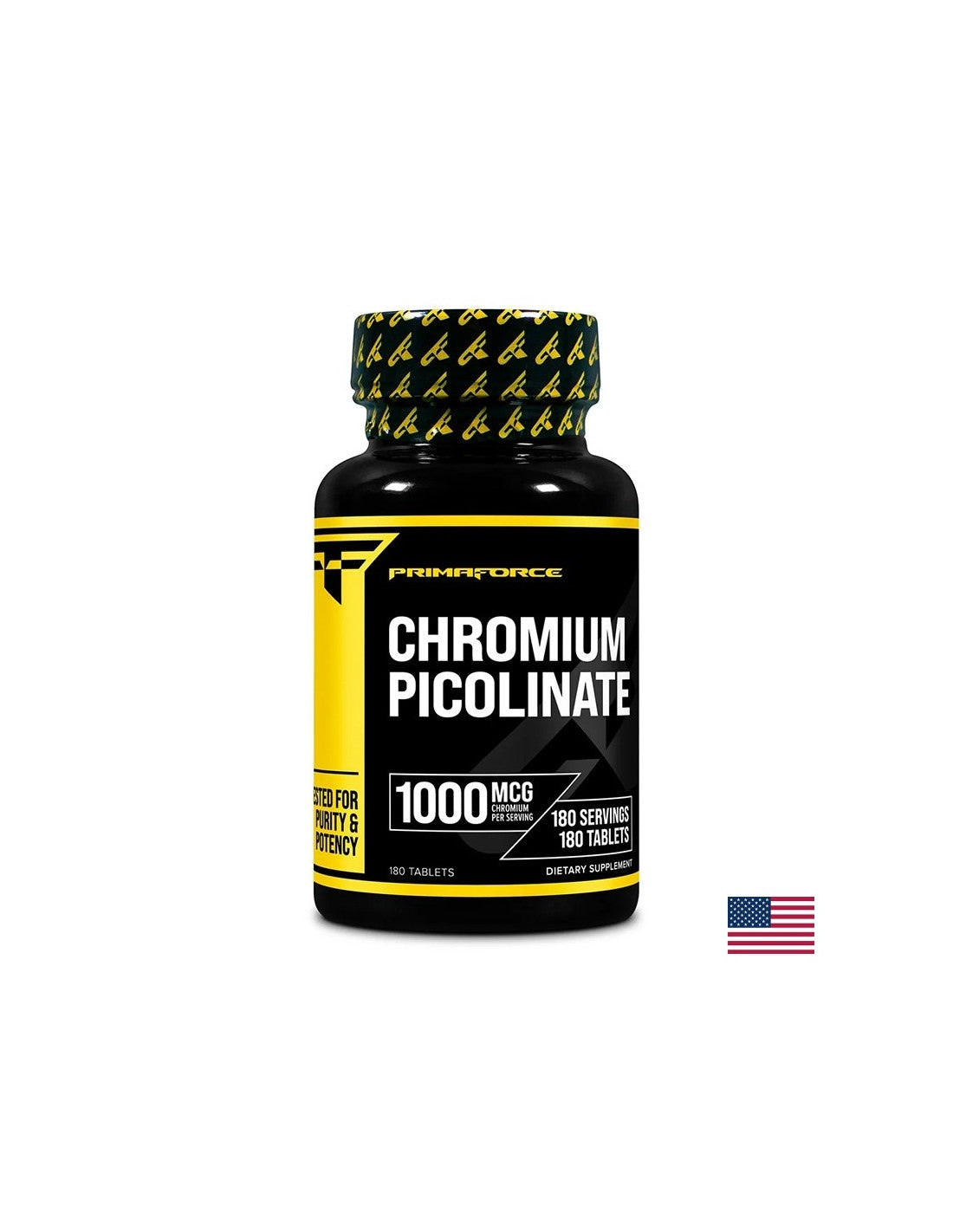 Έλεγχος σακχάρου στο αίμα - χρωμικό (picolinate), 1000 μg x 180 δισκία