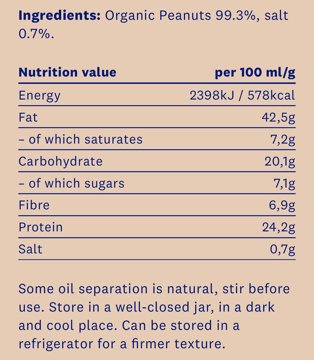 ЕКО фъстъчено масло creamy 350гр. (100% БИО) - Feel You