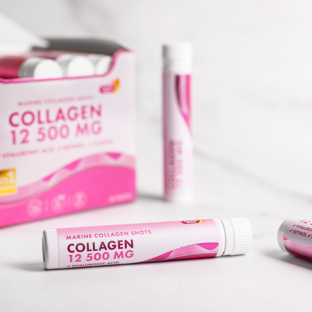 Κολλαγόνο ψαριών 12.500 mg με ρετινόλη, ελαστίνη και υαλουρονικό οξύ - 20 x 25 ml