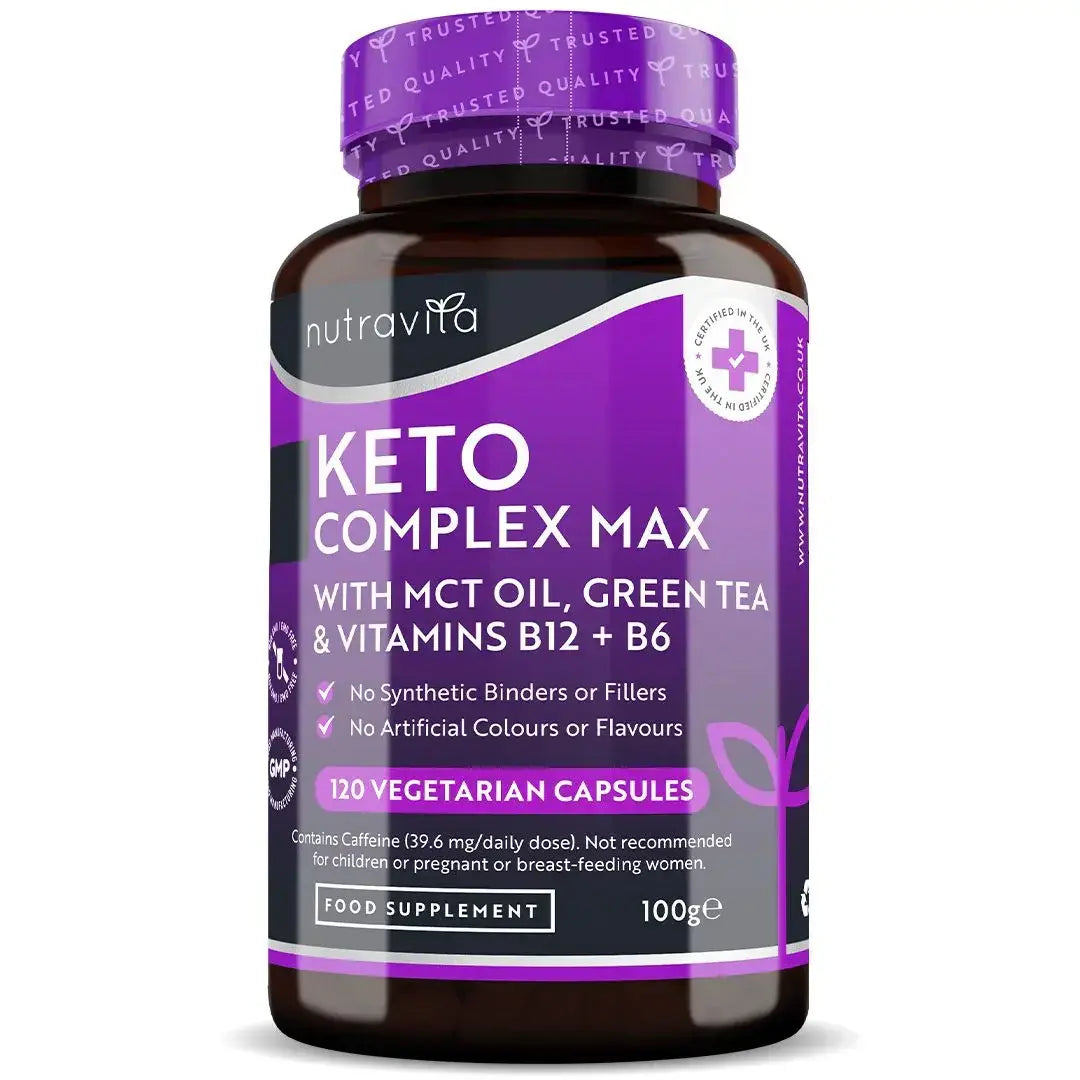 Keto Complex Max /120 κάψουλες, 60 δόσεις/ <tc>Nutravita</tc>