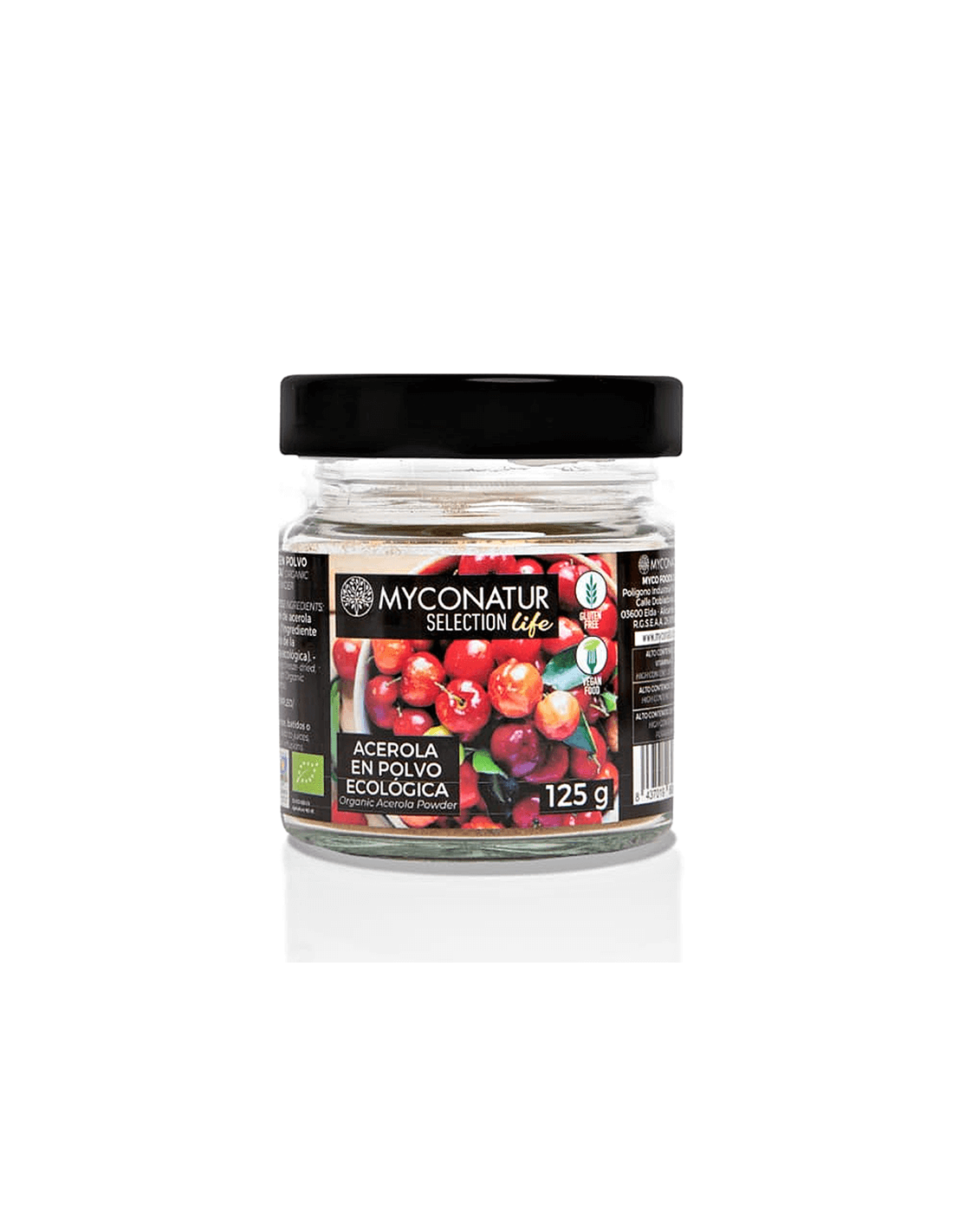 Ανοσία - Σκόνη Acerola Bio, 125 g <tc>Myconatur</tc>