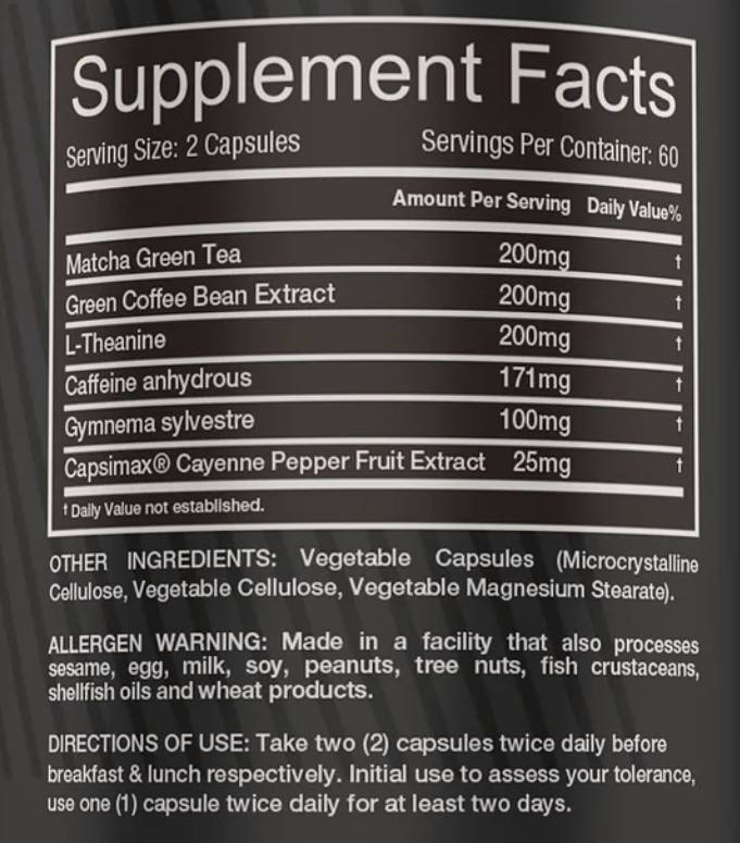 V-Burn Fat Burner 120 κάψουλες