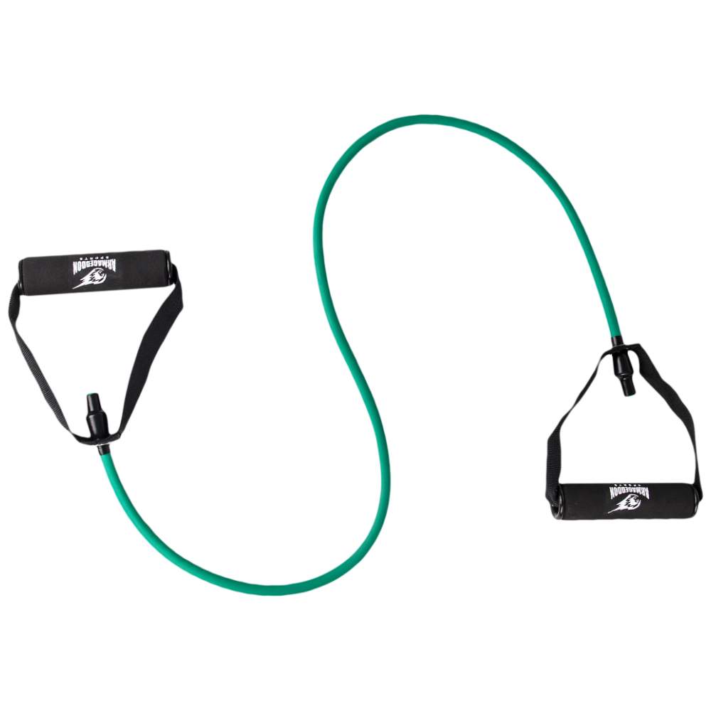 Fitness Band with Grips - 15 kg (Green)/Fitness Band with Grips - 15 kg