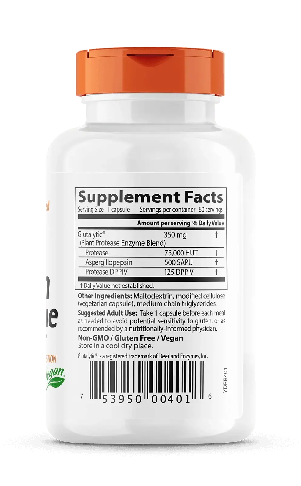 Διάσωση γλουτένης | με κάψουλες Glutalytic® - 60