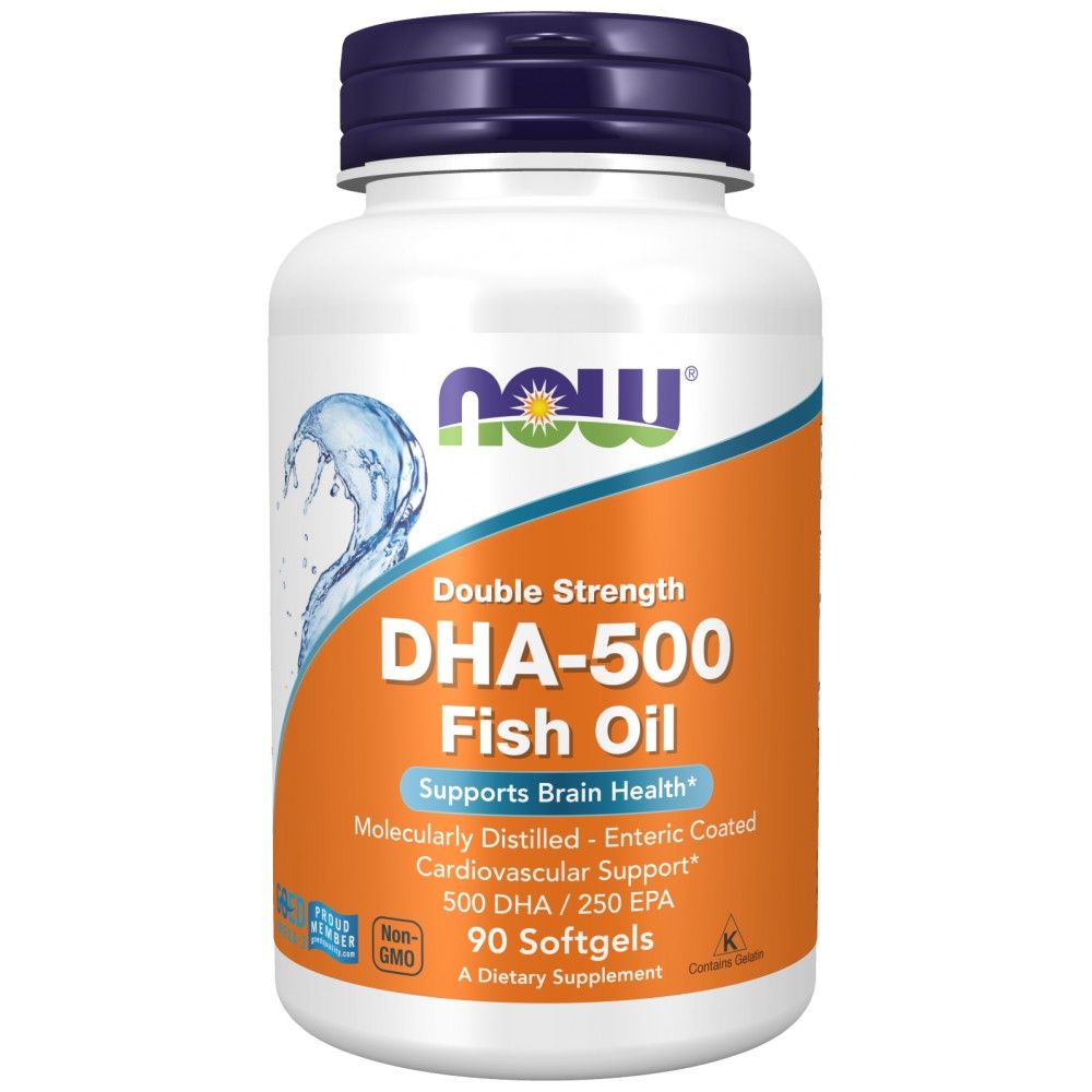 DHA - 500 Διπλή δύναμη - 180 softgels
