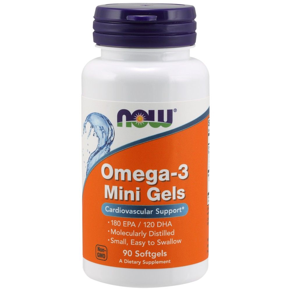 Omega -3 Mini Gels - 180 κάψουλες πηκτής