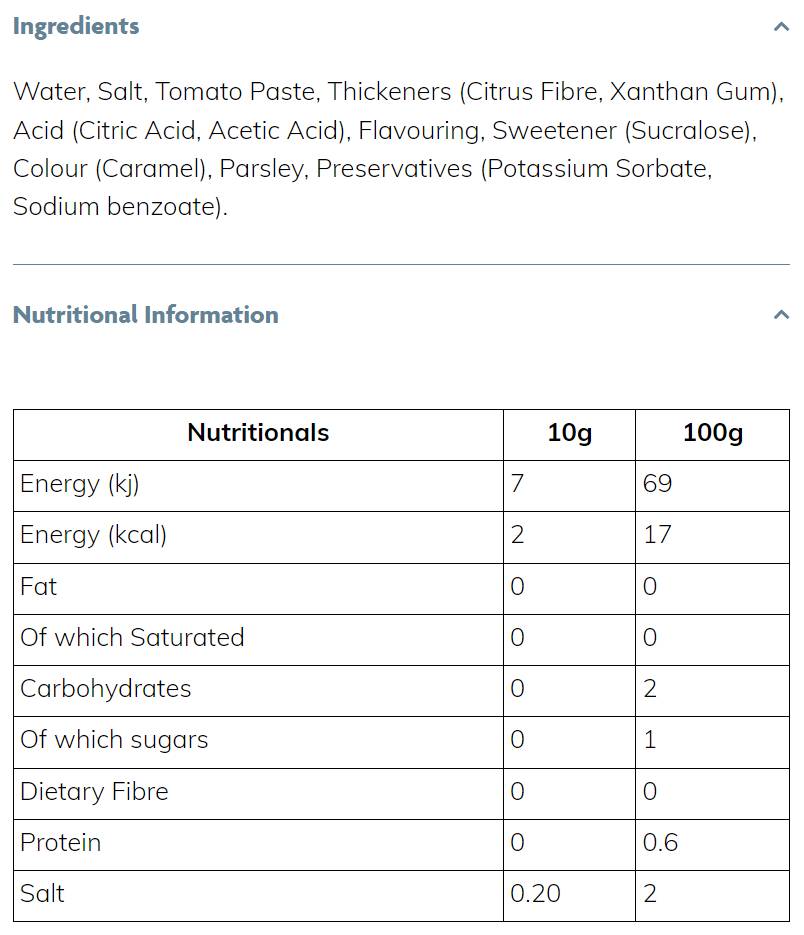 Skinny Sauce | Burger Relish - 425 ml