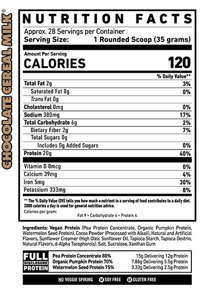 Vegan πρωτεΐνη | Πλαίσιο με βάση τα φυτά - 907 γραμμάρια