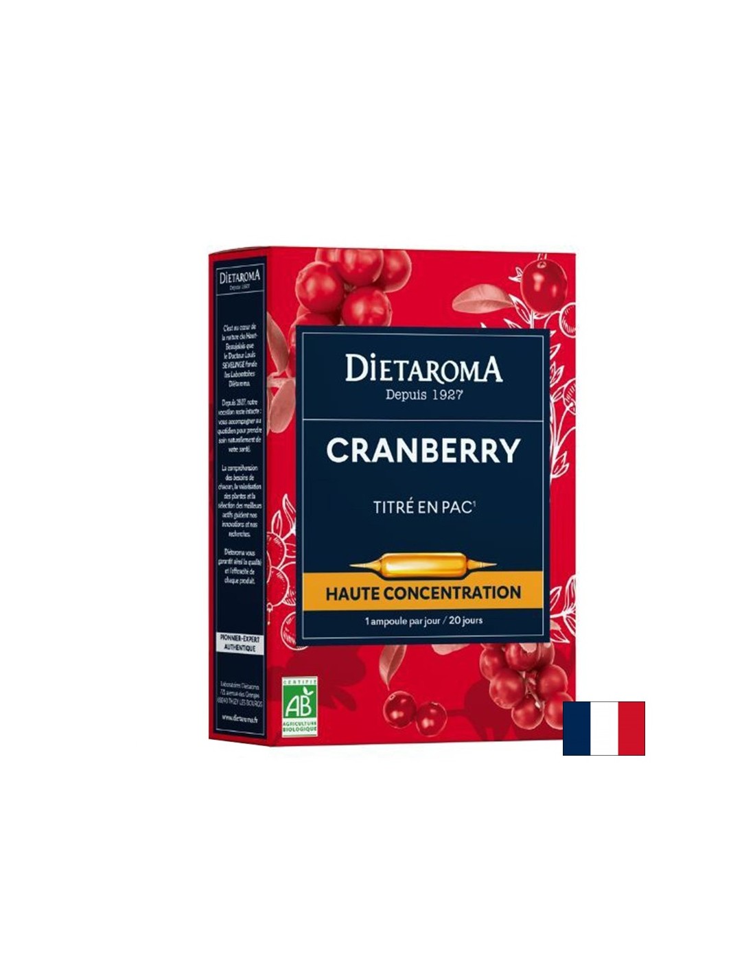 Urinary Health - Cranberry, 20 αμπούλες πόσης