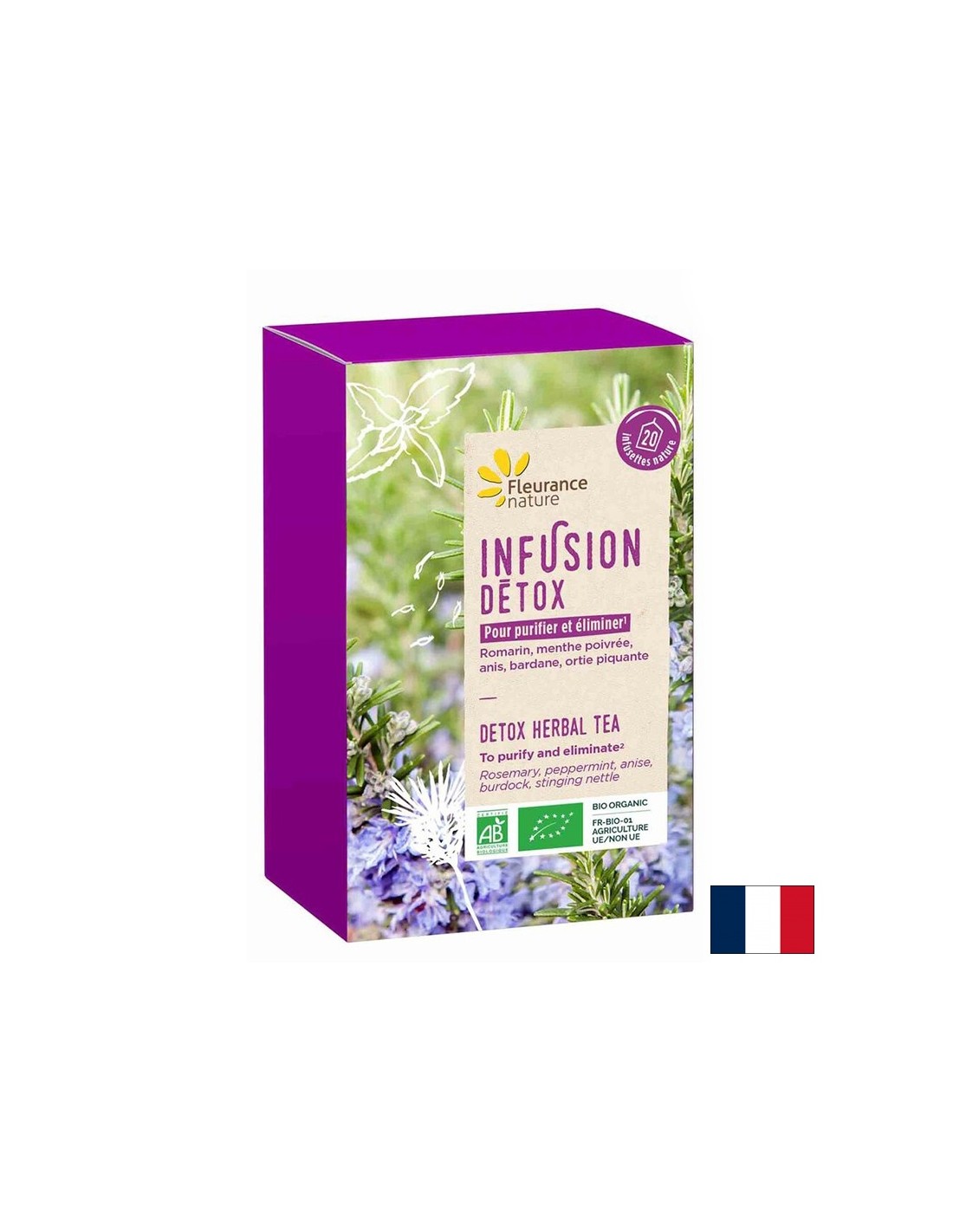 Detox Tea, Bio, 20 τσάντες φίλτρου