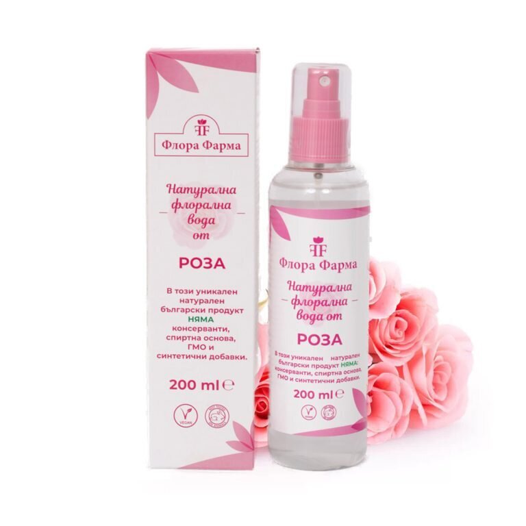 Φυσικό Floral Rose Water - 200 ml Flora Pharma