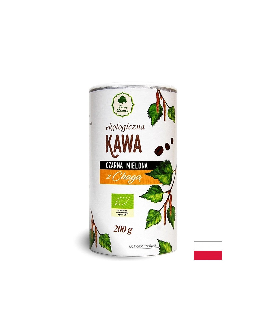 Μαύρος καφές με βιολογικό chaga, 200 g