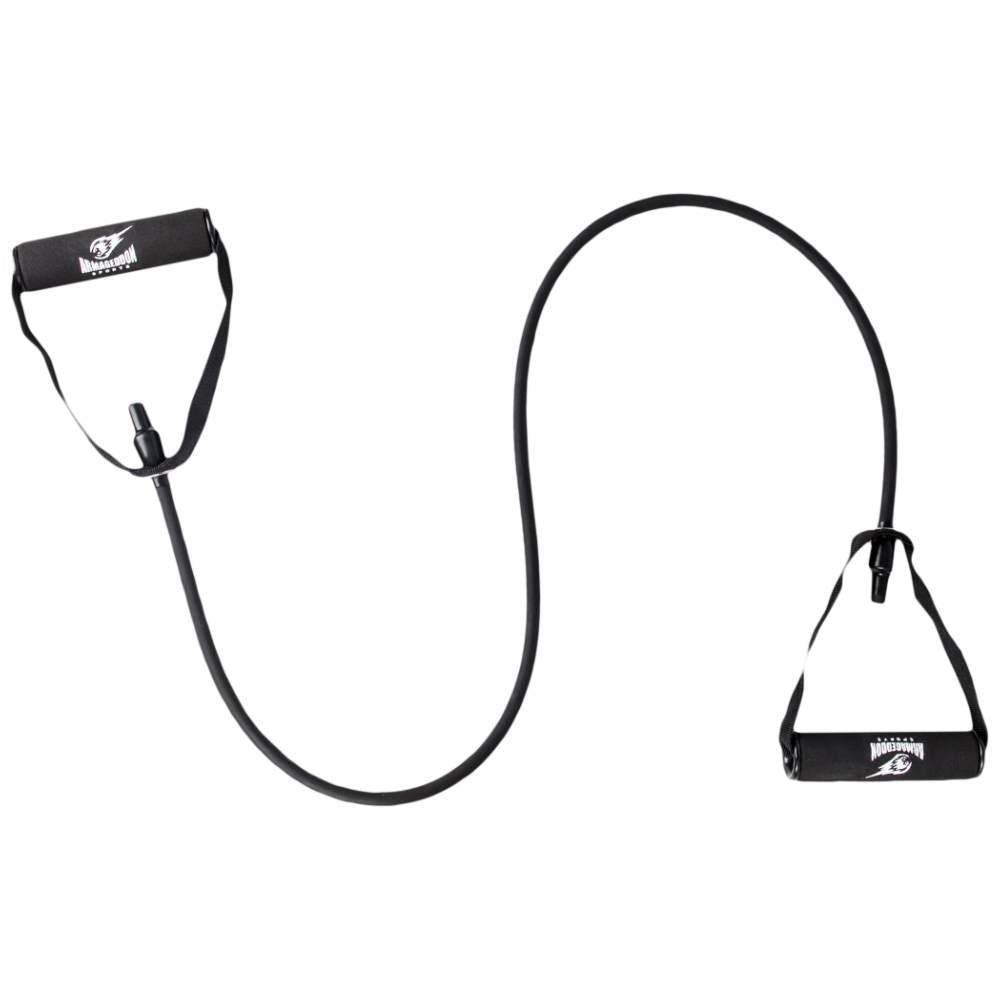 Λάνεση γυμναστικής με λαβές - 20 kg (μαύρη)/ζώνη γυμναστικής με λαβές - 20 kg