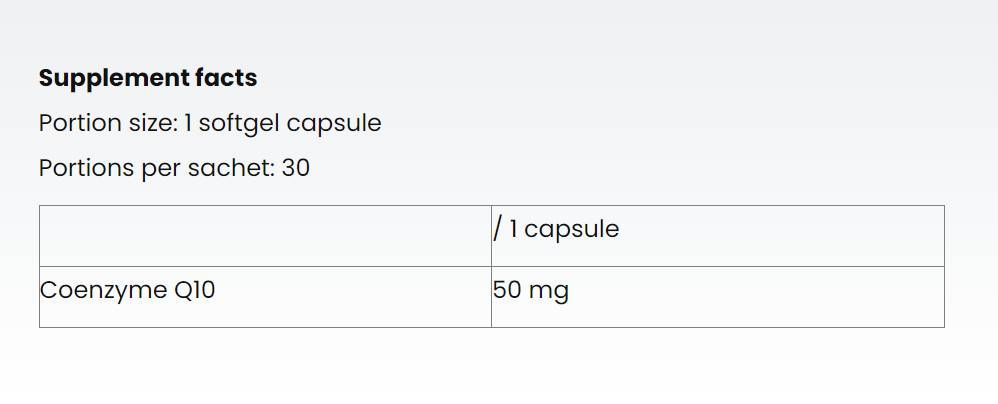 Coenzyme Q10 | Coq10 - 30 κάψουλες πηκτής