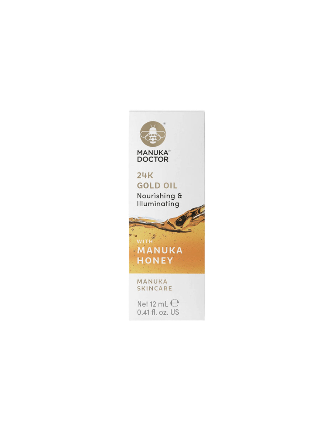 24Κ χρυσό λάδι με μέλι Manuka - Προσώπου με 24k χρυσό και μέλι manuka, 12 ml