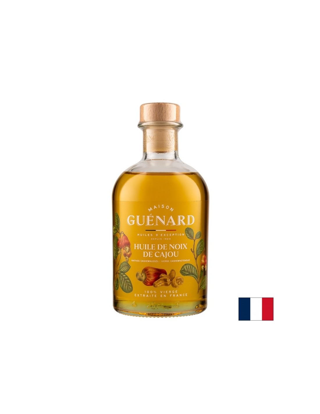 Λάδι κάσιους ψυχρής έκθλιψης, 240 ml