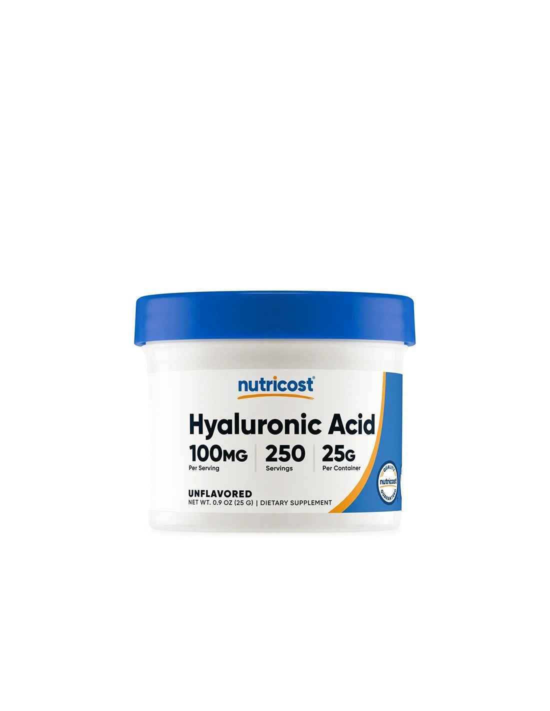 Μαλλιά και δέρμα - Υαλουρονικό οξύ, 25 g <tc>Nutricost</tc> σκόνη