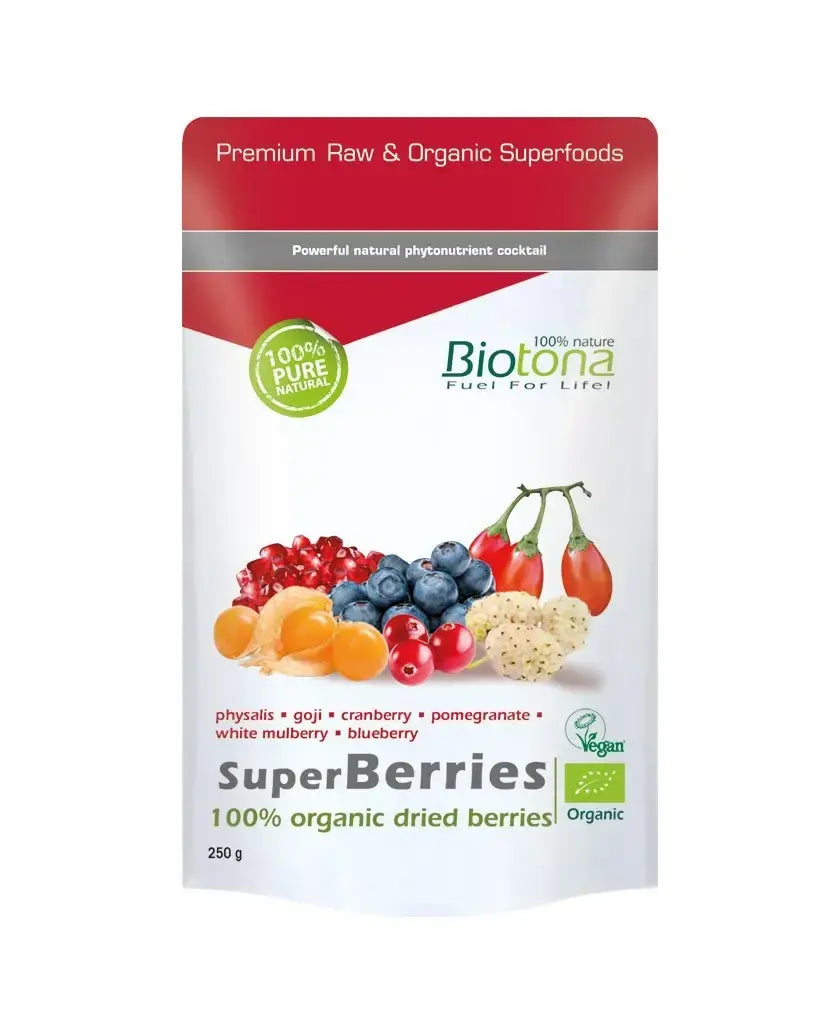 Βιολογικό Μείγμα Σούπερ Φρούτων 250 γρ. <tc>Biotona</tc>