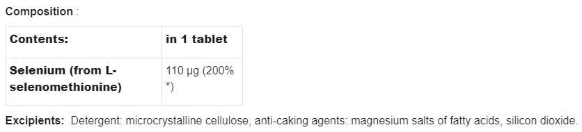 Σελήνιο 100 mcg - 120 δισκία