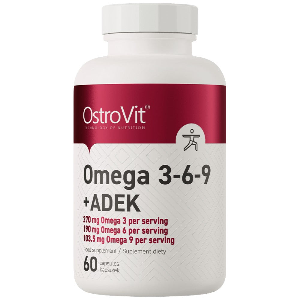 OMEGA 3-6-9 + ADEK | Βιταμίνη A + D + E + K 60 Gel Capsules
