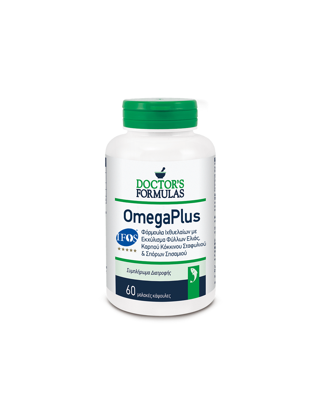 Omega Plus (ωμέγα-3, ελιά, σπόρος σταφυλιών και σουσάμι), 60 τύπους γιατρού Softgel Capsules