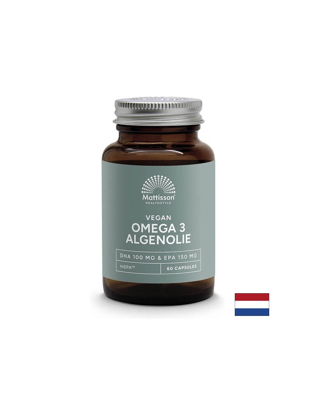 Vegan Omega-3 from Algae - Υποστήριξη για τη λειτουργία της καρδιάς και του εγκεφάλου, EPA 150 mg, DHA 100 mg, 60 κάψουλες