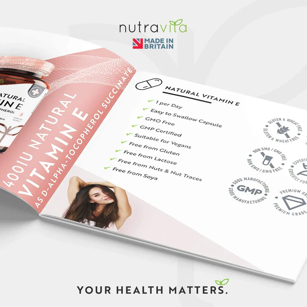 Φυσική βιταμίνη Ε 400IU 90 VCAP