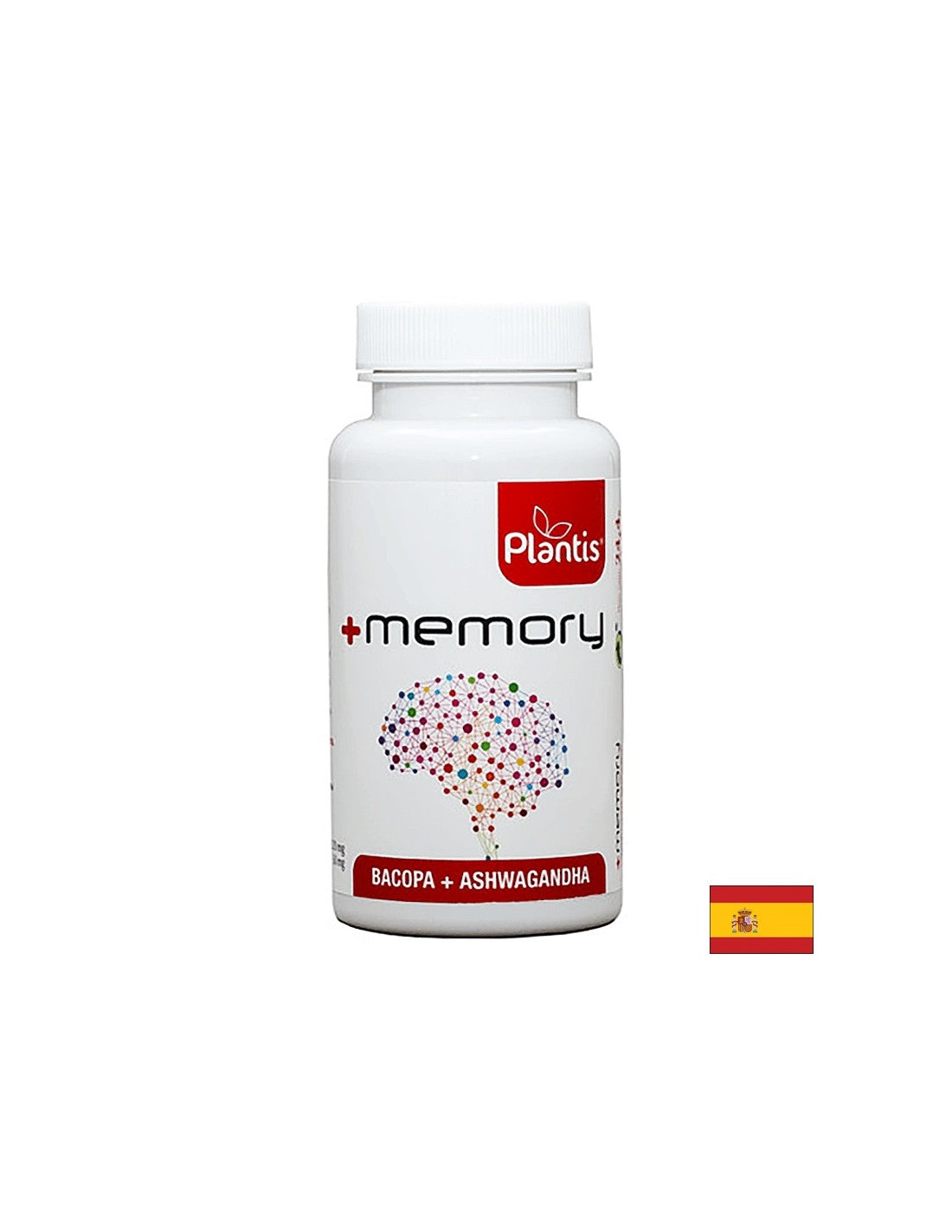 Ισχυρή μνήμη - Bacopa Monieri 302 mg και Ashwagandha 50 mg, + μνήμη Plantis®, 45 κάψουλες