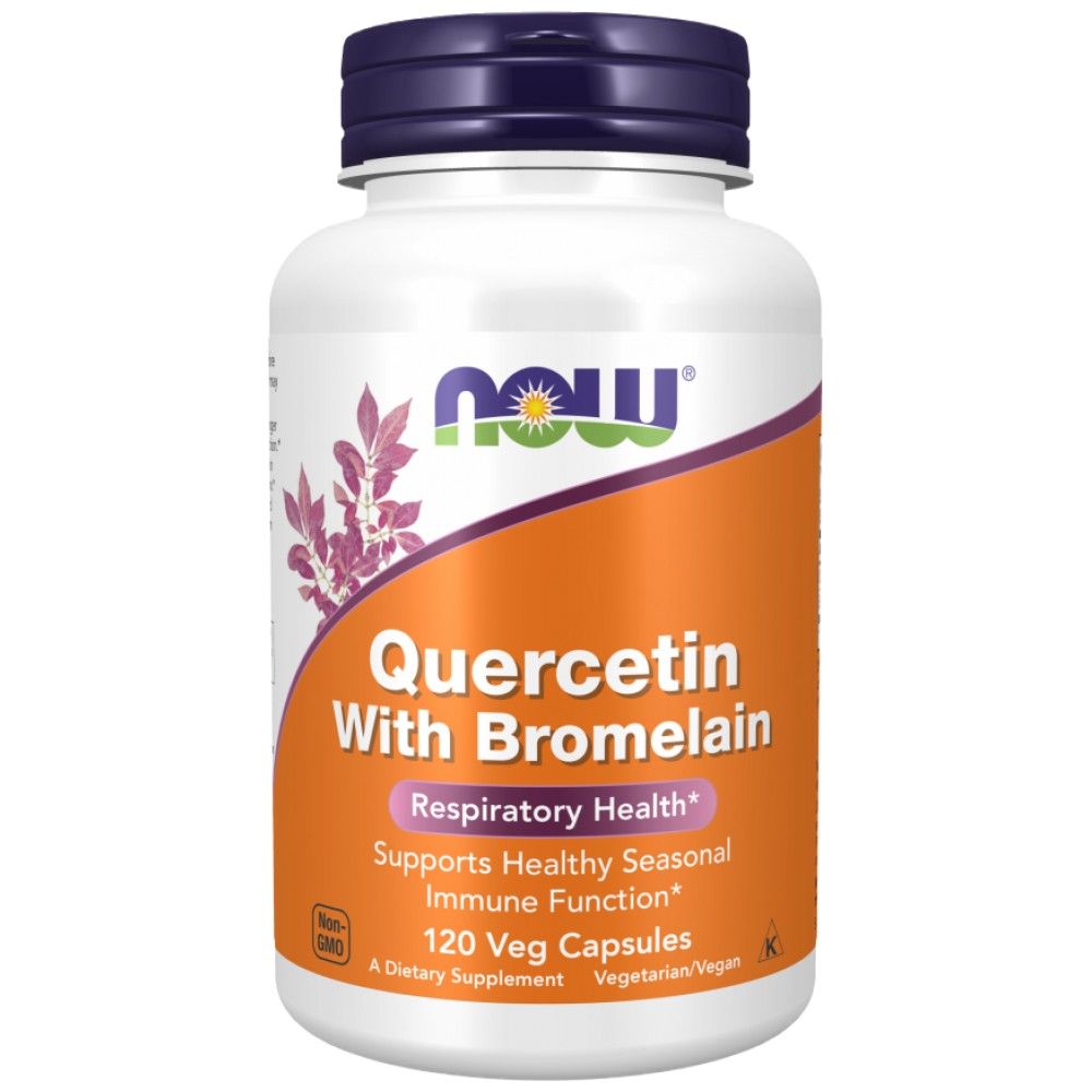 Quercetin με βρωμέλιν - 60 κάψουλες