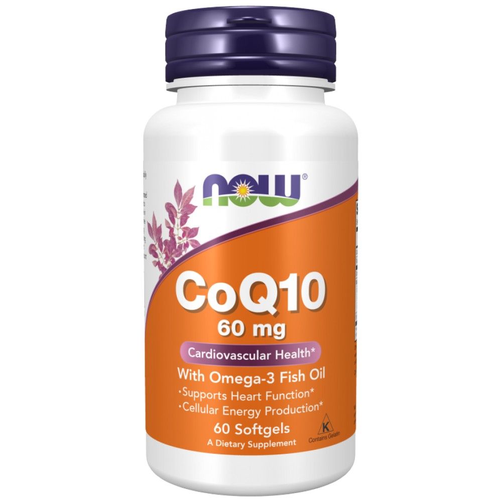 CoQ10 60 mg + ωμέγα 3 - 60 κάψουλες γέλης