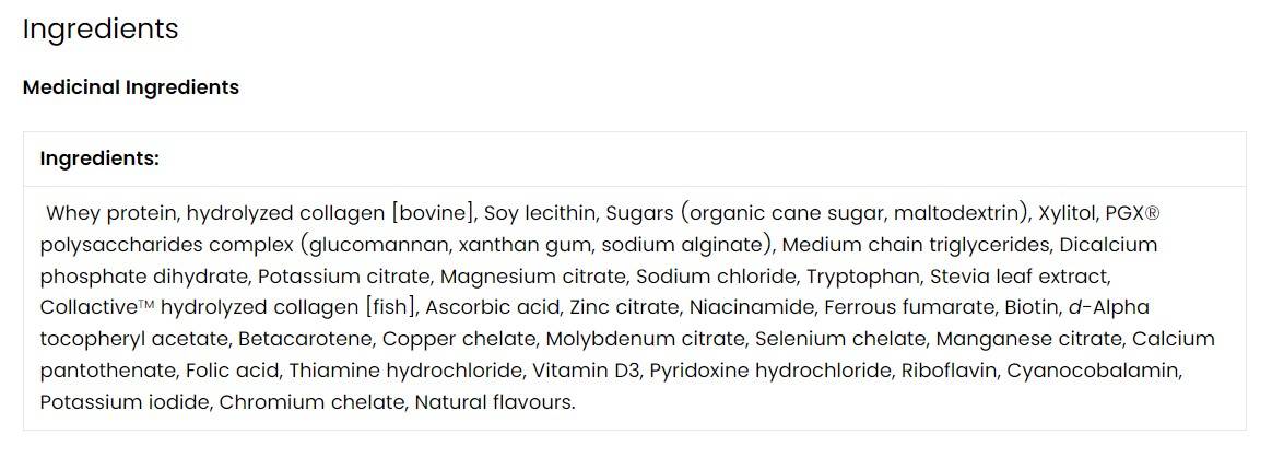 Συνολικό κολλαγόνο σώματος | Συνολική αντικατάσταση γεύματος - 855 γραμμάρια