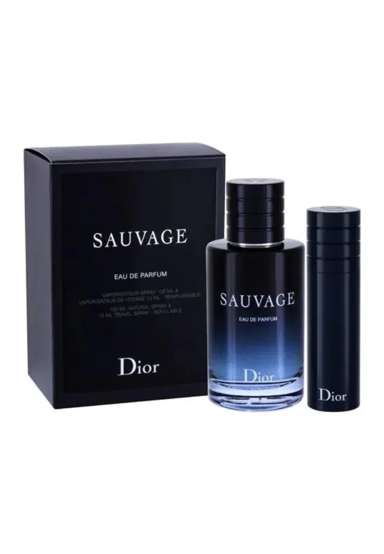 Σετ δώρου για άνδρες <tc>DIOR</tc> Sauvage EDP 100 ml + EDP 10 ml