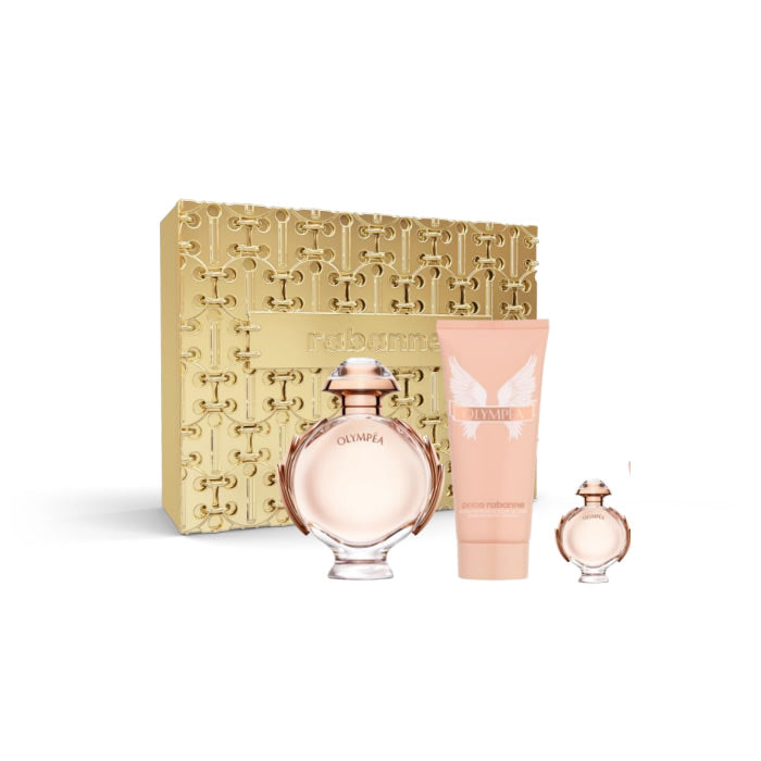 <tc>PACO RABANNE</tc> Olympéa Eau De Perfume Spray 80ml Σετ 3 τεμαχίων Χριστούγεννα 2023