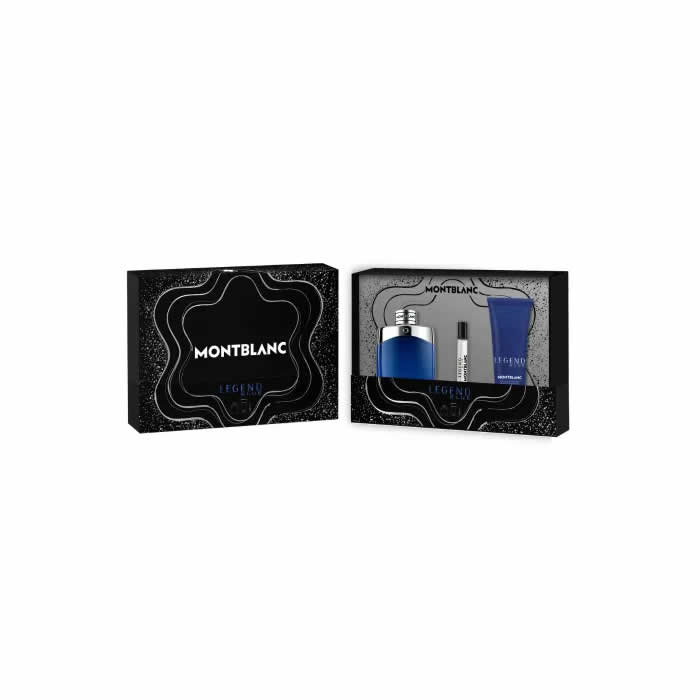 <tc>MONTBLANC</tc> Legend Blue Eau De Parfum Spray 100ml Σετ 3 τεμαχίων